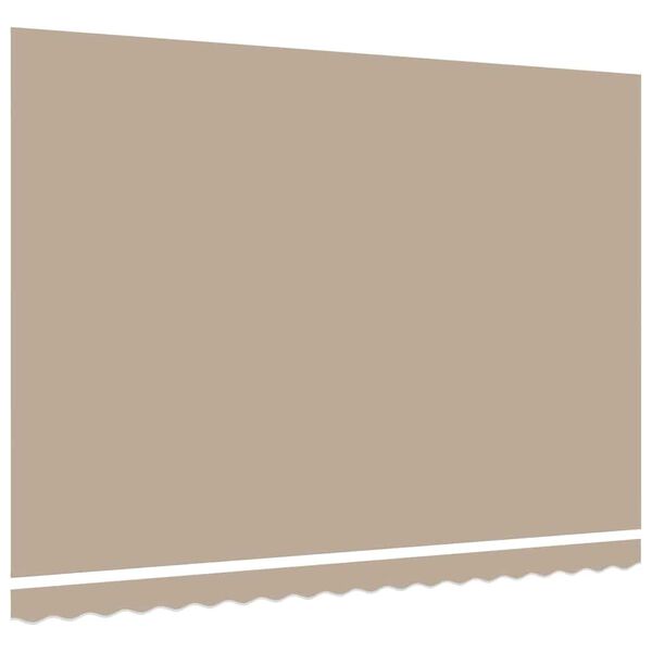 vidaXL Reservedug til markise Beige 430 x 295 cm Polyester