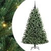 vidaXL Kunstigt Hinged Juletr&aelig; Gr&oslash;n 180 cm PVC og metal