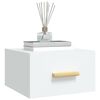 vidaXL væghængte sengeborde 2 stk. 35x35x20 cm hvid