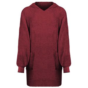 vidaXL T&aelig;ppe-hoodie KINN R&oslash;d L Bomuld
