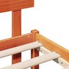 vidaXL Sengestel Brun 180 x 200 cm Massivt fyrretr&aelig;