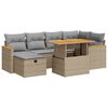 vidaXL sofas&aelig;t til haven 8 dele med hynder polyrattan beige