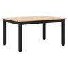 vidaXL Sofabord Naturfarvet 70 x 50 x 36 cm Massiv fyrretr&aelig;