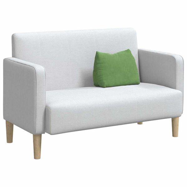 vidaXL Rygpude Lys gr&oslash;n 45 x 20 x 35 cm Velourstof