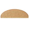 vidaXL selvkl&aelig;bende trappem&aring;tter 30 stk. 65x21x4 cm sisal-look sisal