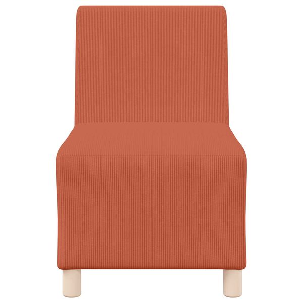 vidaXL | Modulsofa enhed uden arme | Orange 55 x 74 x 82 cm Corduroy stof