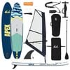 vidaXL Oppusteligt SUP Board med Sejl APEX 330 x 76 x 15 cm Bl&aring; til