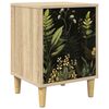 vidaXL Natskab RHENEN Sonoma-eg 36 x 33 x 50 cm Konstrueret tr&aelig;