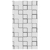 vidaXL Bruserullegardin 130x240 cm Stofbredde 126 cm