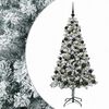 vidaXL Kunstig juletr&aelig; med kugler 120 cm 150 LED'er Varm hvid