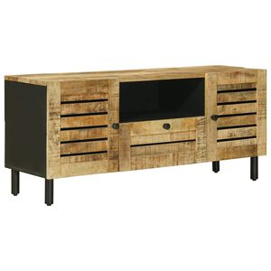 vidaXL Opbevaringsskabe Naturfarvet 105 x 33 x 46 cm Massivt mangotr&aelig;