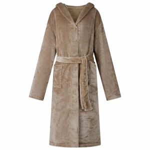 vidaXL Badek&aring;be med h&aelig;tte Camel S Flannel