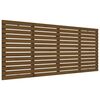 vidaXL sengegavl 166x3x91,5 cm massivt fyrretr&aelig; gyldenbrun