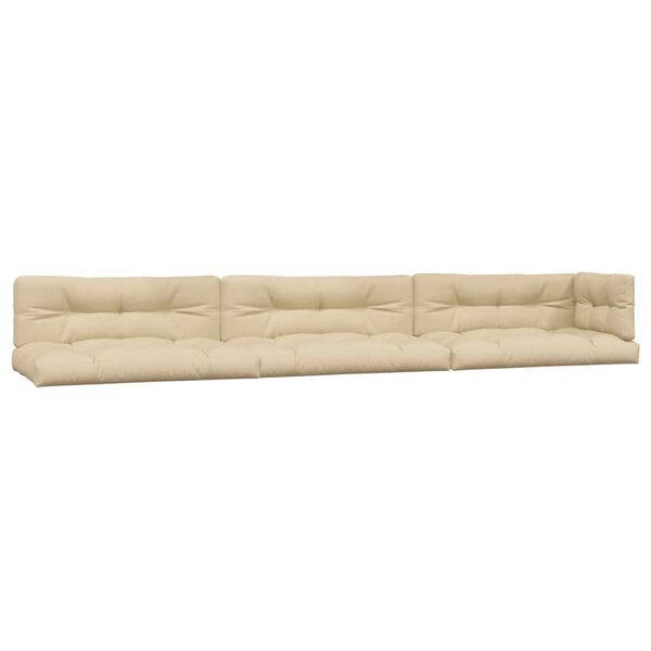 vidaXL sofas&aelig;t til haven 6 dele tr&aelig;paller med hynder massivt akacietr&aelig;