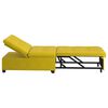 vidaXL Sovesofa Gul 194 x 67 x 82 cm Fl&oslash;jl
