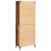 vidaXL Highboard 2 pcs Gammelt tr&aelig; 69,5 x 34 x 180 cm Konstrueret tr&aelig;
