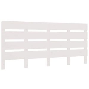 vidaXL sengeg&aelig;rde 120x3x80 cm massivt fyrretr&aelig; hvid