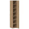 vidaXL Highboard 2 pcs Artisan Egetr&aelig; 30 x 42,5 x 185 cm