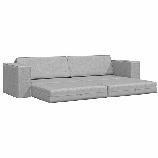 vidaXL Sovesofa 200cm Skygr&aring; Stof
