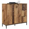 vidaXL Sideboard Gammelt tr&aelig; 89,5 x 33 x 82 cm Konstrueret tr&aelig;
