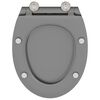 vidaXL Hurtig Udgivelse Toilet passende til Sæde Grå