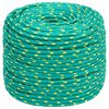 vidaXL Multifunktionelt universaltov 8 mm 25 m Gr&oslash;n PP
