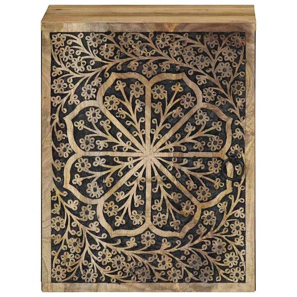 vidaXL badev&aelig;relsesskab 38x33x48 cm massivt mangotr&aelig;