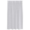 vidaXL Voile Gardin med gardiner 2 pcs Lysegrå 140 x 140 cm Polyester