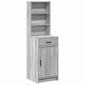 vidaXL Highboard Gr&aring; Sonoma 40 x 40,5 x 135 cm Konstrueret tr&aelig;