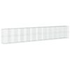 vidaXL gabionkurv med cover 1150x100x200 cm galvaniseret jern