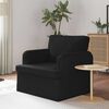 vidaXL Sofa 60cm Sort Metal