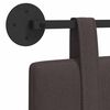 vidaXL H&aelig;ngende Hovedgavl V&aelig;gmonteret M&oslash;rk Brun 210 x 55 x 5 cm Stof