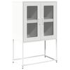 vidaXL h&oslash;jskab 68x39x107 cm st&aring;l hvid