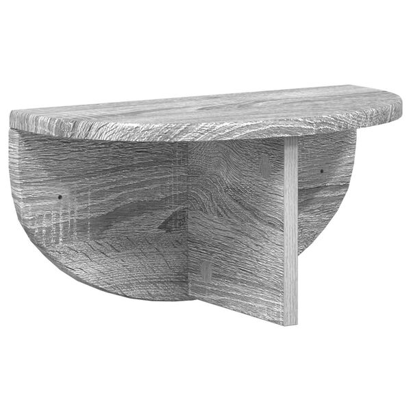 vidaXL V&aelig;ghylde V&aelig;gmonteret Gr&aring; Sonoma 38 x 19 x 19 cm Konstrueret tr&aelig;