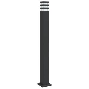 vidaXL udend&oslash;rs standerlampe 110 cm aluminium sort