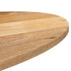 vidaXL bordplade 100x40x2,5 cm oval massivt mangotræ