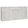 vidaXL sk&aelig;nk 160x36x75 cm konstrueret tr&aelig; betongr&aring;