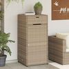 vidaXL opbevaringsskab til haven 55x55x111 cm polyrattan beige