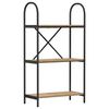 vidaXL Bogreol 3 niveauer 60 x 30 x 109 cm Konstrueret tr&aelig;