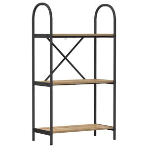 vidaXL Bogreol 3 niveauer 60 x 30 x 109 cm Konstrueret tr&aelig;