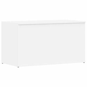 vidaXL opbevaringskasse 84x42x46 cm konstrueret tr&aelig; hvid