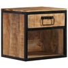 vidaXL sengebord 40x35x40 cm massivt mangotr&aelig;