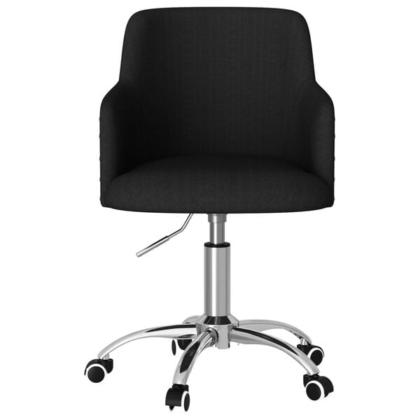 vidaXL drejelig kontorstol stof sort