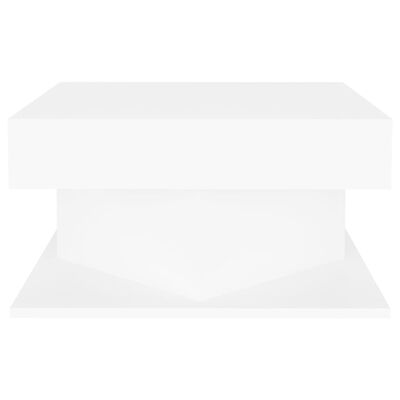 vidaXL sofabord 57x57x30 cm spånplade hvid