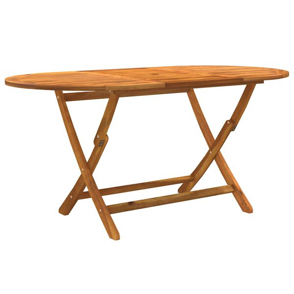 vidaXL spisebordss&aelig;t til haven 9 dele massivt akacietr&aelig; og textilene