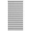 Rullegardin i zebradesign 120 x 230 cm grå