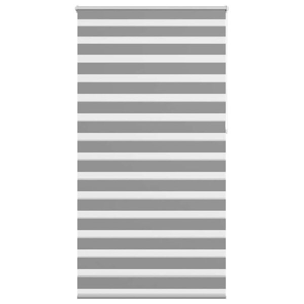 Rullegardin i zebradesign 120 x 230 cm grå