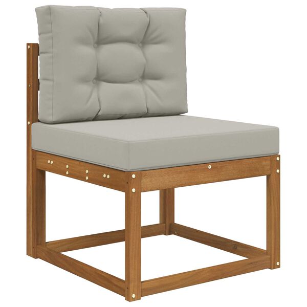 vidaXL Udend&oslash;rs Sofa Pude 2 pcs Gr&aring; Polyester