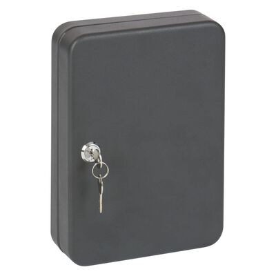 Practo Home nøgleboks med lås til 24 nøgler mat antracitgrå