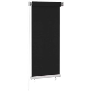 vidaXL udend&oslash;rs rullegardin 65 (B) x 140 (H) cm sort